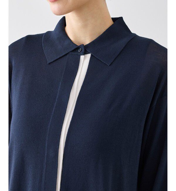 Rope&rsquo;Picnic「配色デザインカーディガン&インナーアンサンブル」|カーディガン|