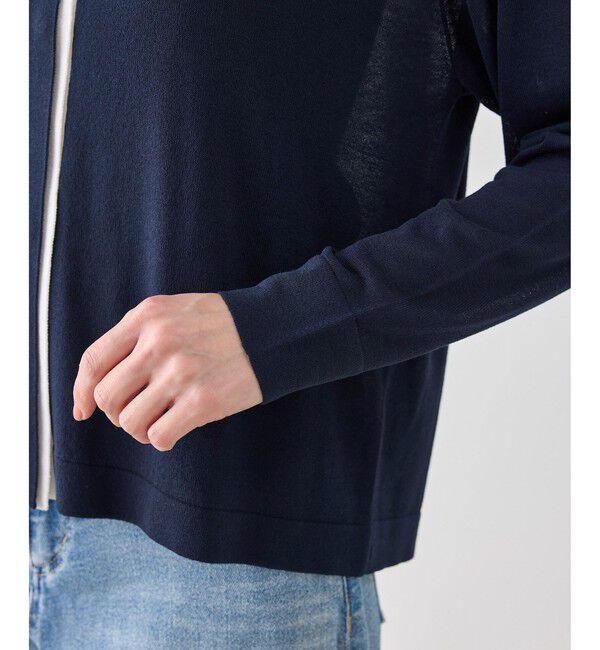 Rope&rsquo;Picnic「配色デザインカーディガン&インナーアンサンブル」|カーディガン|