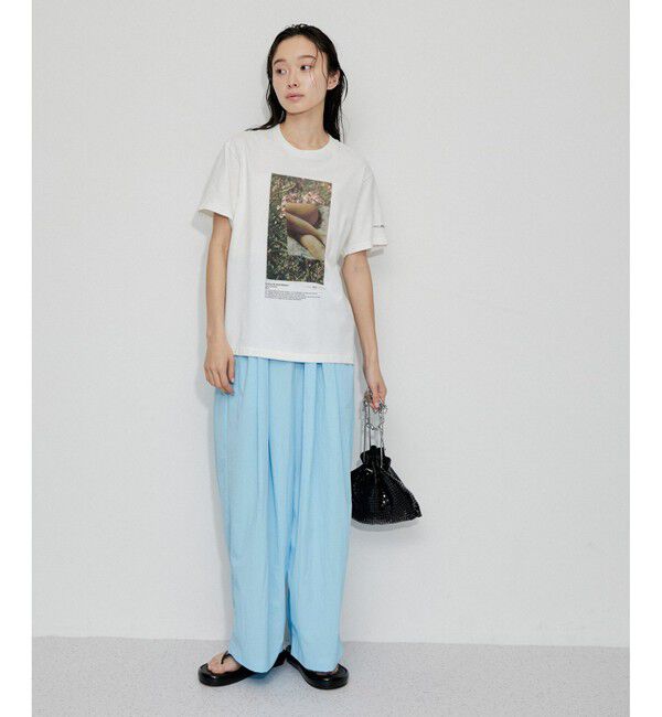 ADAM ET ROPE'「撥水ナイロンイージーパンツ」|チノ|