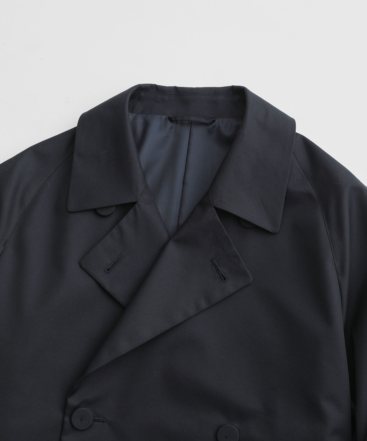 ADAM ET ROPE'「《撥水》ライトウェイトギャバ オーバーサイズ ロング トレンチコート / ユニセックス」|トレンチコート|