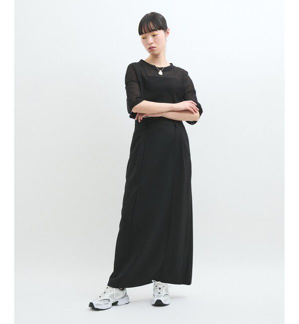 ADAM ET ROPE'「【サステナブル】カットオフディティールスカート」|スカート|