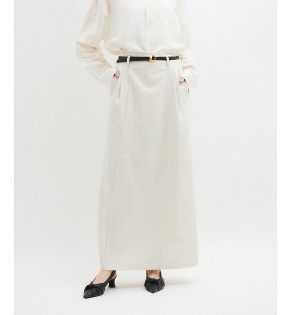 ADAM ET ROPE'「【サステナブル】カットオフディティールスカート」|スカート|