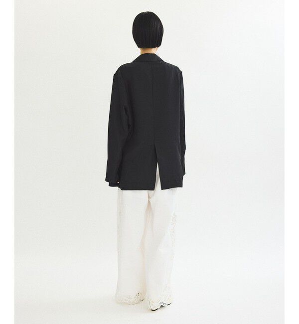 ADAM ET ROPE'「【サステナブル】ガウンジャケット」|テーラードジャケット|