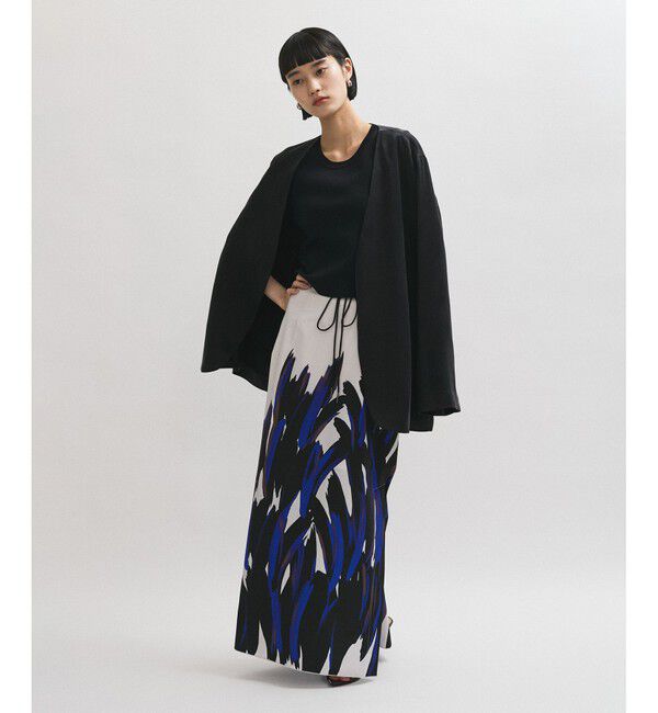 ADAM ET ROPE'「【サステナブル】クールタッチニットTシャツ」|Tシャツ・カットソー|