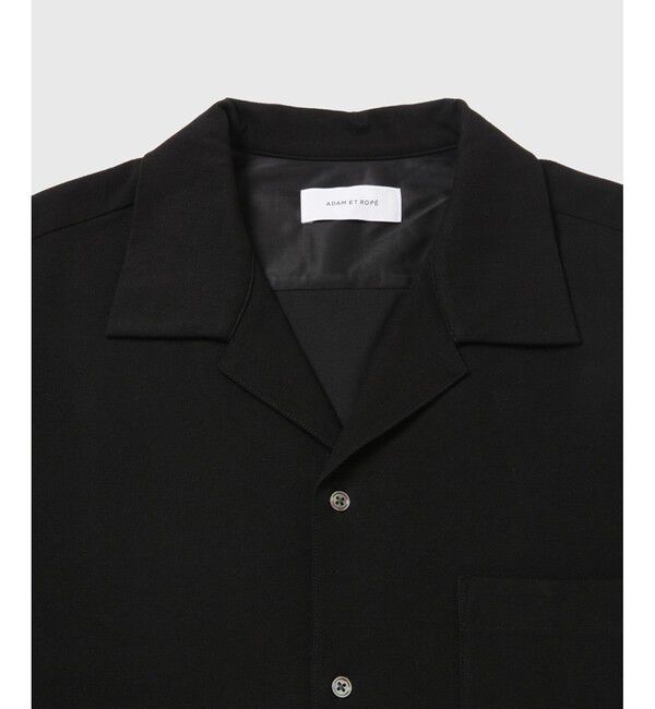 ADAM ET ROPE'「 接触冷感【MINUS】オープンカラー シャツ」|シャツ・ブラウス|