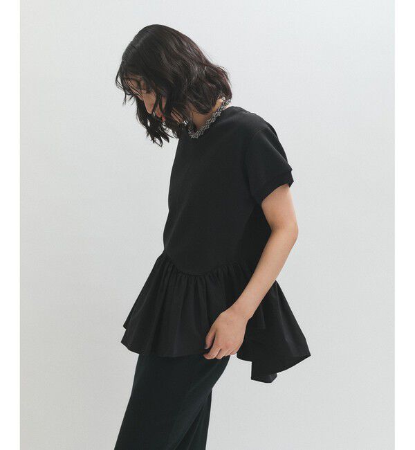 ADAM ET ROPE'「ペプラムスウェット」|Tシャツ・カットソー|