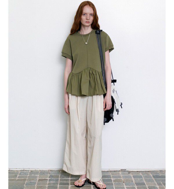 ADAM ET ROPE'「ペプラムスウェット」|Tシャツ・カットソー|