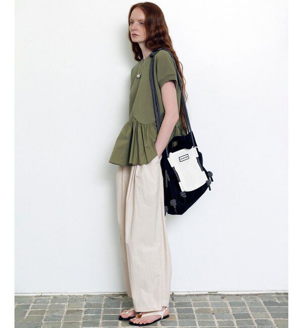 ADAM ET ROPE'「ペプラムスウェット」|Tシャツ・カットソー|