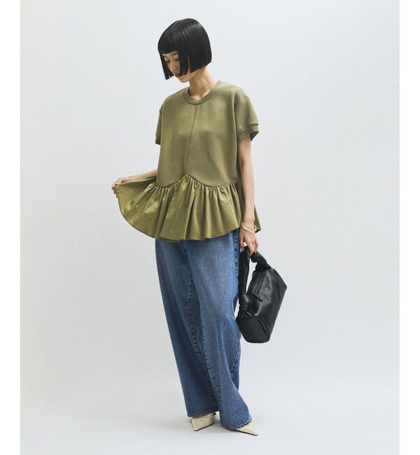 ADAM ET ROPE'「ペプラムスウェット」|Tシャツ・カットソー|