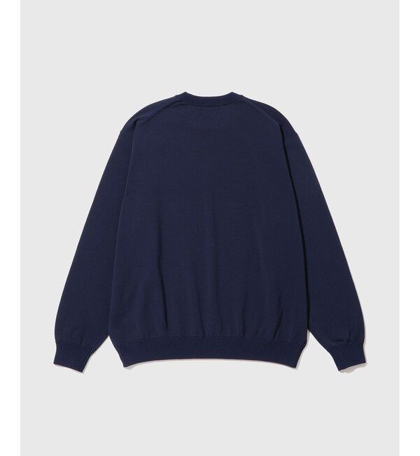 ADAM ET ROPE'「強撚プレーティングニットプルオーバー」|ニット・セーター|