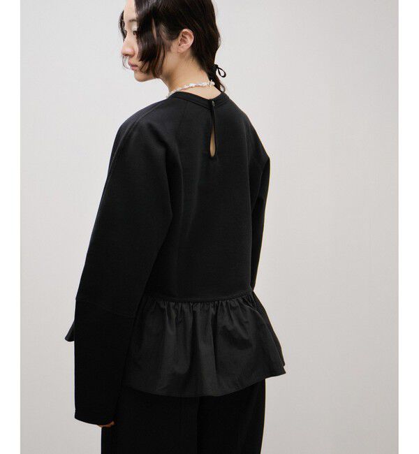 ADAM ET ROPE'「ラグランスリーブペプラムプルオーバー」|Tシャツ・カットソー|