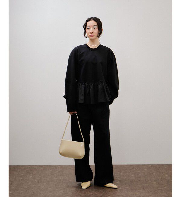 ADAM ET ROPE'「ラグランスリーブペプラムプルオーバー」|Tシャツ・カットソー|