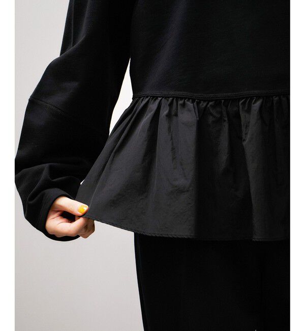 ADAM ET ROPE'「ラグランスリーブペプラムプルオーバー」|Tシャツ・カットソー|