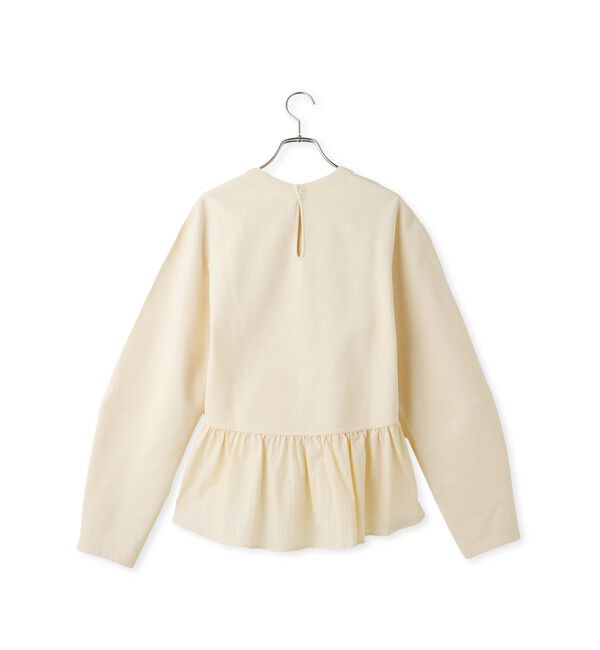 ADAM ET ROPE'「ラグランスリーブペプラムプルオーバー」|Tシャツ・カットソー|