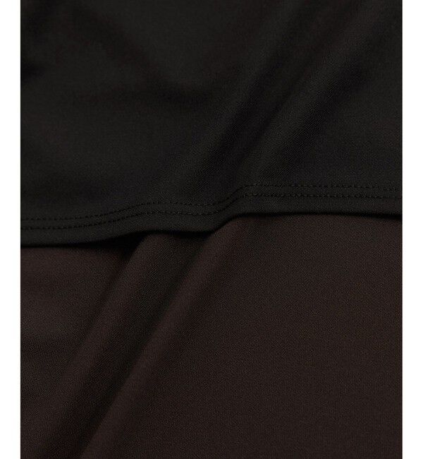 ADAM ET ROPE'「バイカラーエラスティックスカート」|スカート|