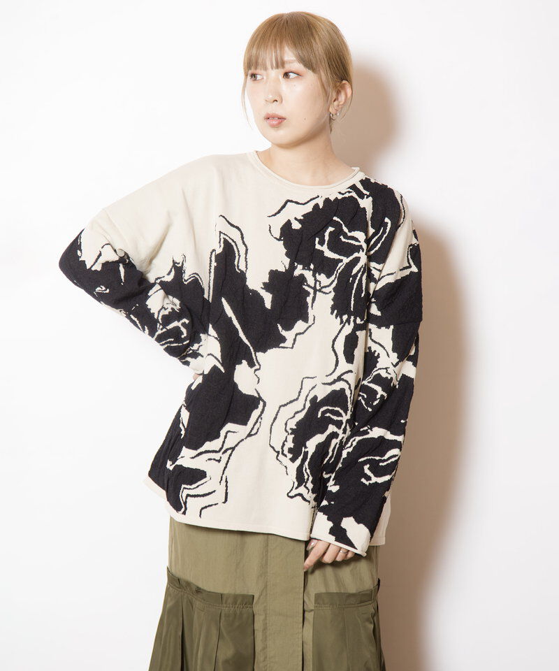  「ジャガードニットプルオーバー」|ニット・セーター|