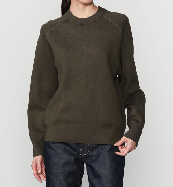  「RYE TENDER | 〈別注〉クルーネック ニット WOMEN」|ニット・セーター|