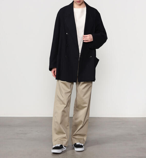  「CHEMISE D'ADAM | 〈別注〉ダブルブレスト シャツジャケット WOMEN」|テーラードジャケット|