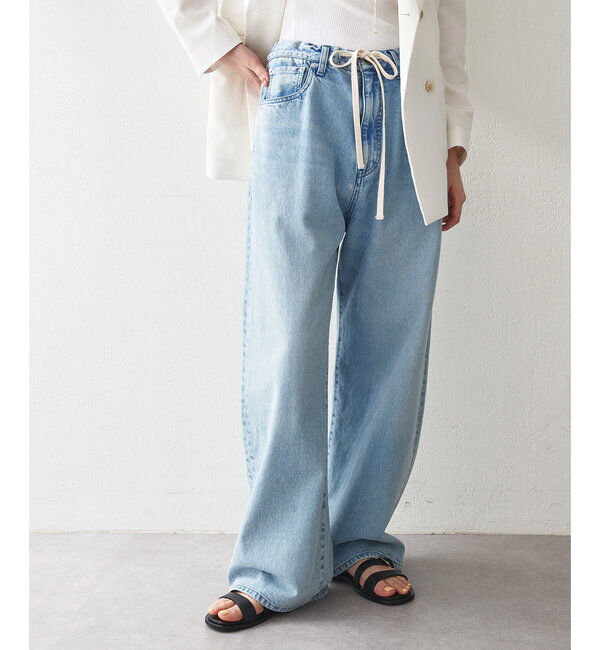  「ドロストデニムパンツ」|チノ|