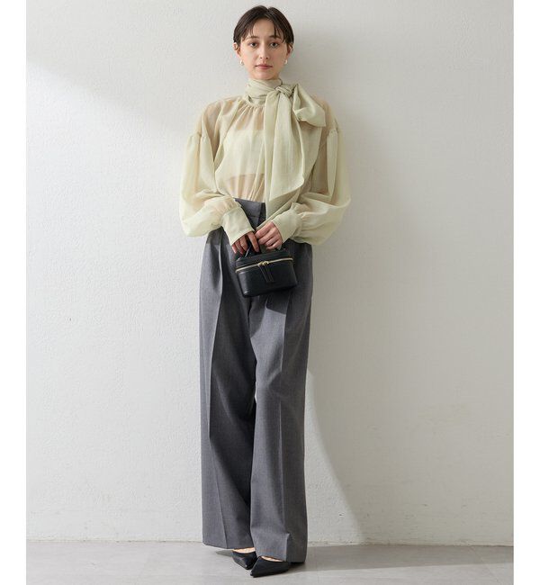  「オーガンザボウブラウス」|シャツ・ブラウス|