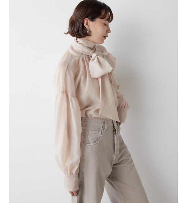  「オーガンザボウブラウス」|シャツ・ブラウス|