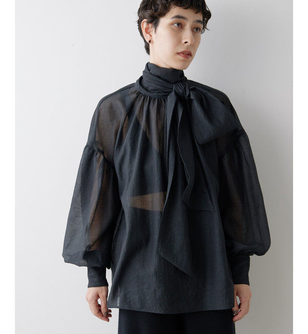  「オーガンザボウブラウス」|シャツ・ブラウス|