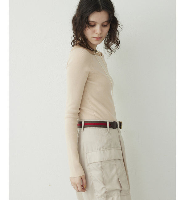 THE PAUSE「【THE PAUSE】オフショルニットプルオーバー」|ニット・セーター|