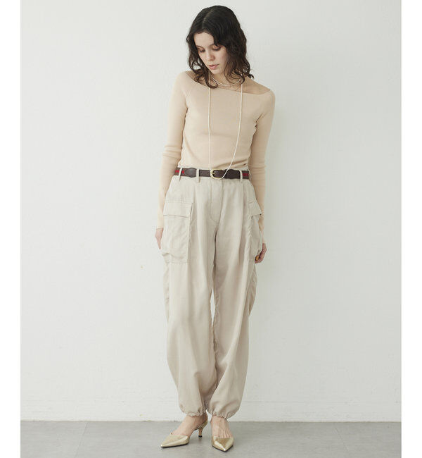 THE PAUSE「【THE PAUSE】オフショルニットプルオーバー」|ニット・セーター|