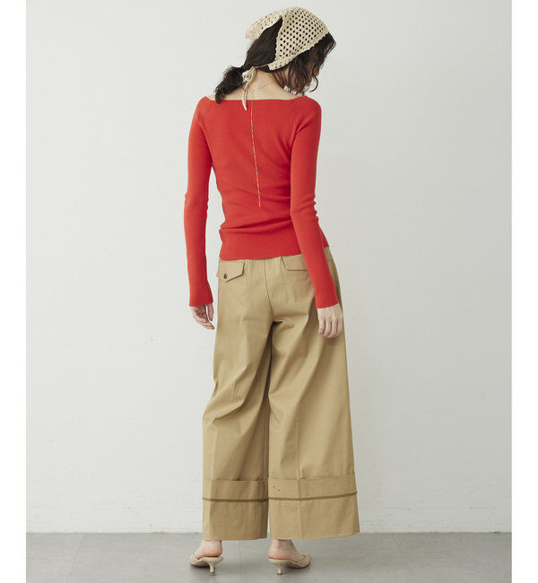 THE PAUSE「【THE PAUSE】オフショルニットプルオーバー」|ニット・セーター|