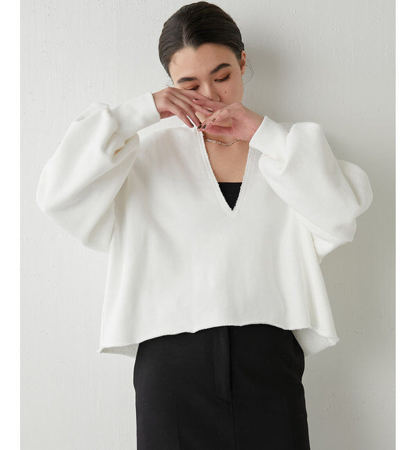  「スウェットVネックプルオーバー２」|Tシャツ・カットソー|