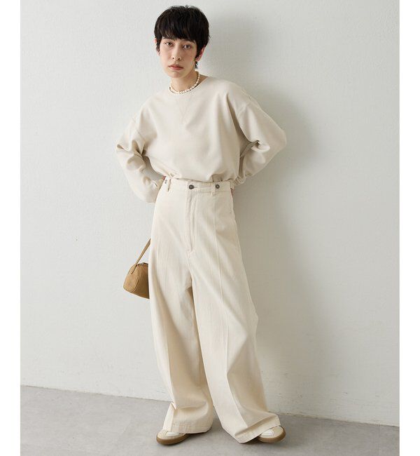  「【インフルエンサーコラボ】刺繍Vガゼットプルオーバー」|シャツ・ブラウス|