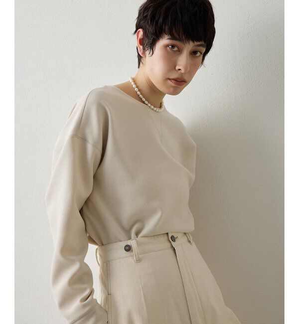  「【インフルエンサーコラボ】刺繍Vガゼットプルオーバー」|シャツ・ブラウス|