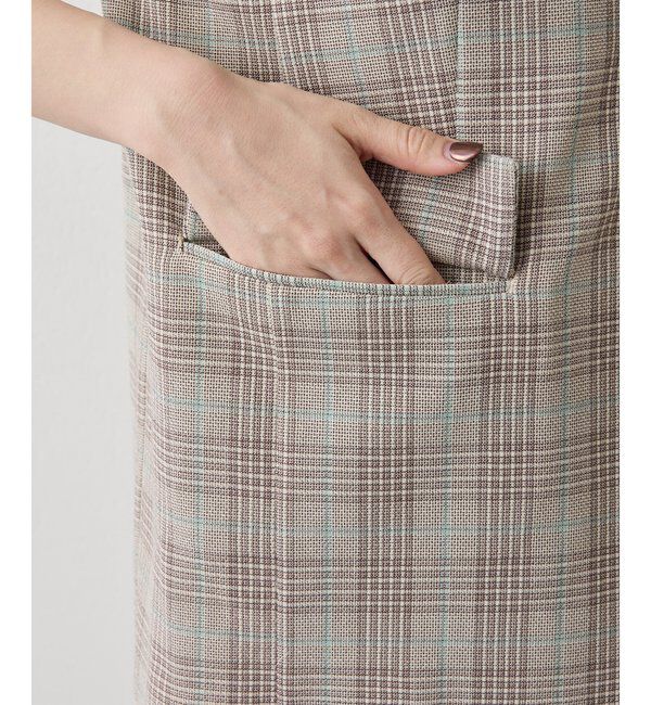  「コットンチェックジレ」|ベスト・ジレ|