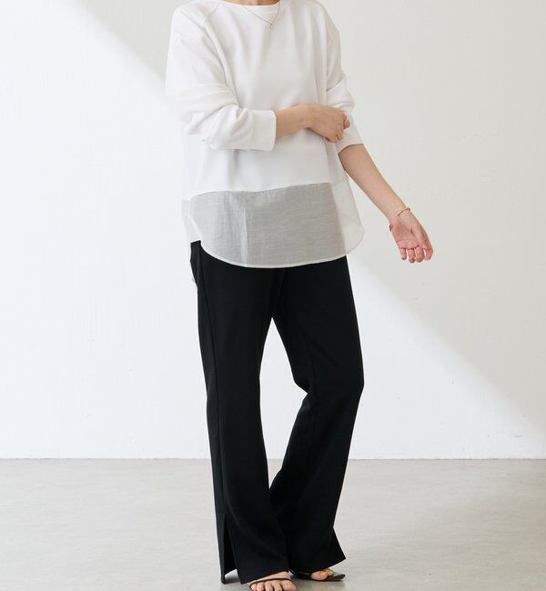  「ジョーゼットロンTEE」|Tシャツ・カットソー|