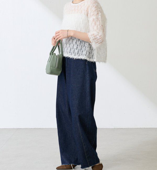  「フリンジシアーカットソー」|Tシャツ・カットソー|