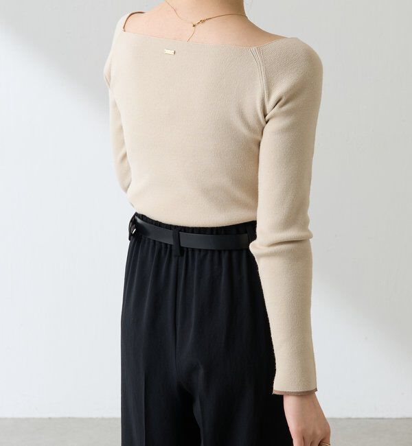  「【2通りで着れる】オフショルダーニット」|ニット・セーター|