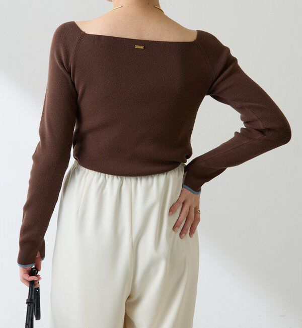  「【2通りで着れる】オフショルダーニット」|ニット・セーター|