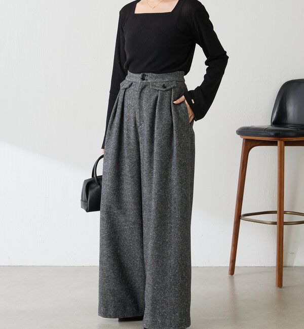 シアーラメリブスクエアカットソー｜ルミネのファッション通販