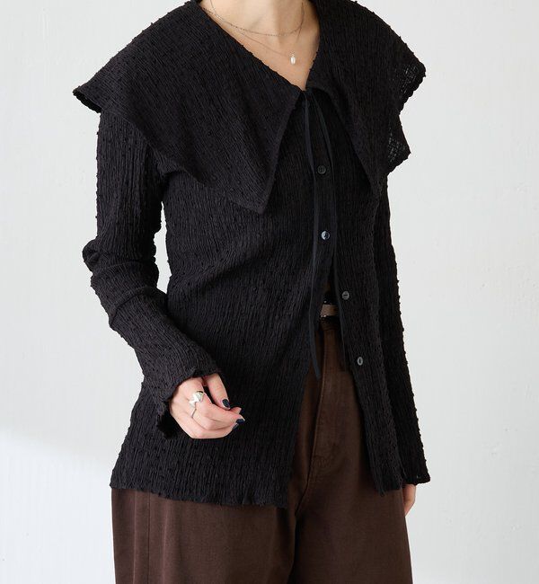  「ビッグカラーカーディガン」|Tシャツ・カットソー|