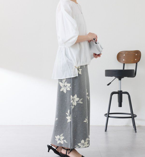  「ドッキング裾ドロストカットソー」|Tシャツ・カットソー|