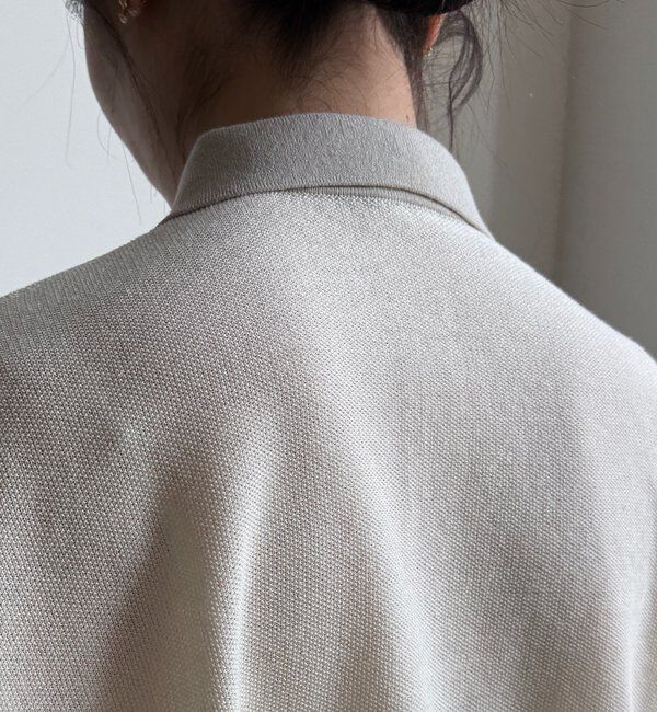  「鹿の子編み襟付ニット」|ニット・セーター|