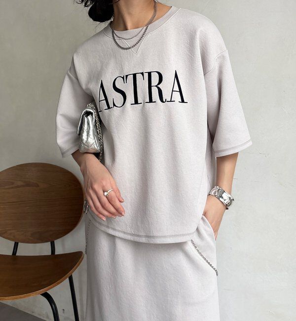  「【セットアップ可能】バックワンポイントロゴ刺繍プルオーバー」|Tシャツ・カットソー|