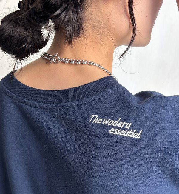  「【セットアップ可能】バックワンポイントロゴ刺繍プルオーバー」|Tシャツ・カットソー|