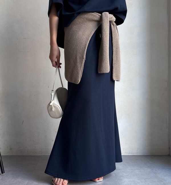  「【セットアップ可能】マーメイドカットフレアスカート」|スカート|