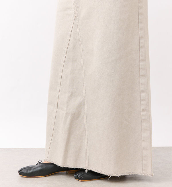  「【MONN.:.(モン)】LOOSE DENIM SKIRT」|スカート|