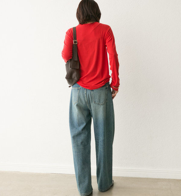  「【リバイバル/一枚でも重ねても】フライスクルーTee」|Tシャツ・カットソー|