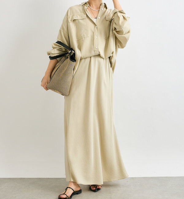  「【セットアップ可】ガーメントダイワイドシャツ」|シャツ・ブラウス|