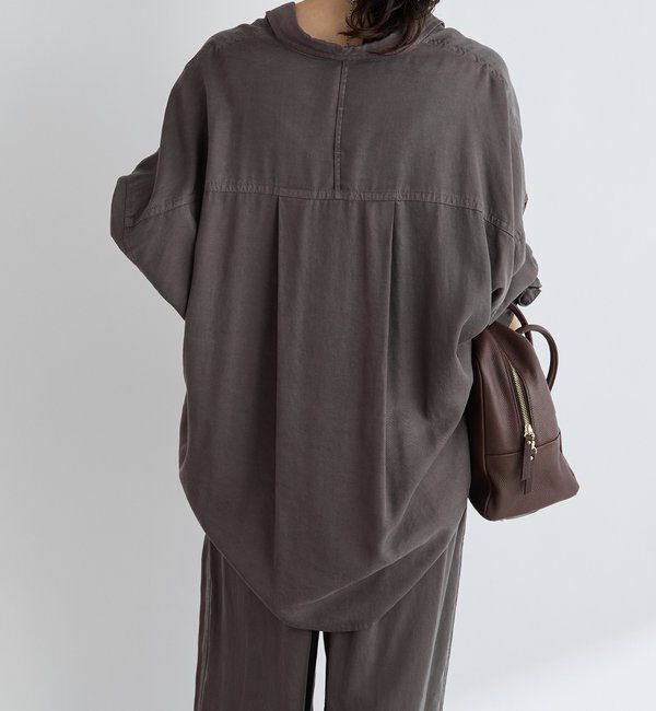  「【セットアップ可】ガーメントダイワイドシャツ」|シャツ・ブラウス|