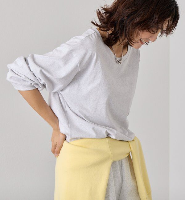  「【A・MONN(アモン)】オーバーロングTシャツ」|Tシャツ・カットソー|