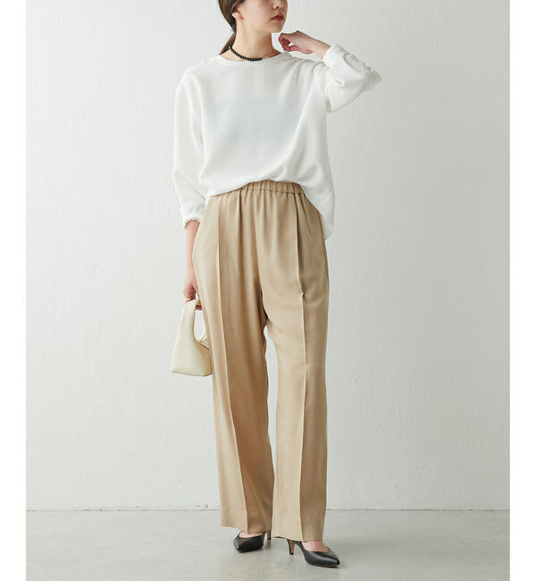  「【新色登場！】バックスリットブラウスT」|シャツ・ブラウス|